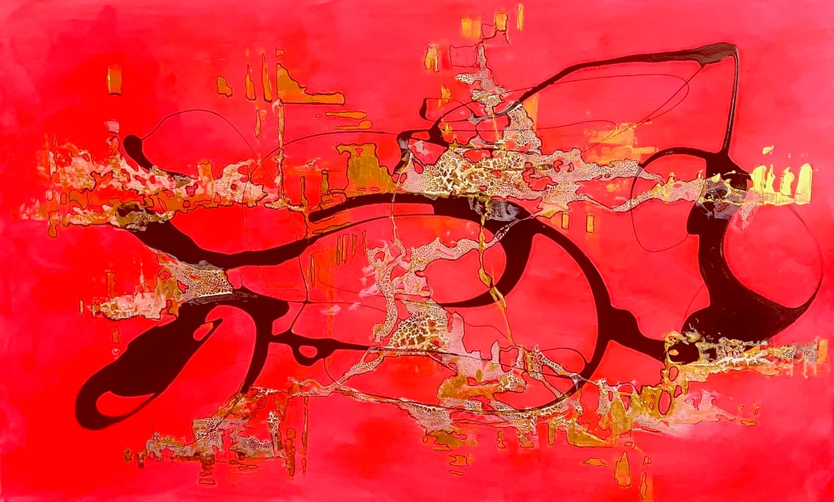 Veins of the Forum , Acrylic on Canvas 95 x 153 cm | 37 x 60 in – 2025 €3,000
