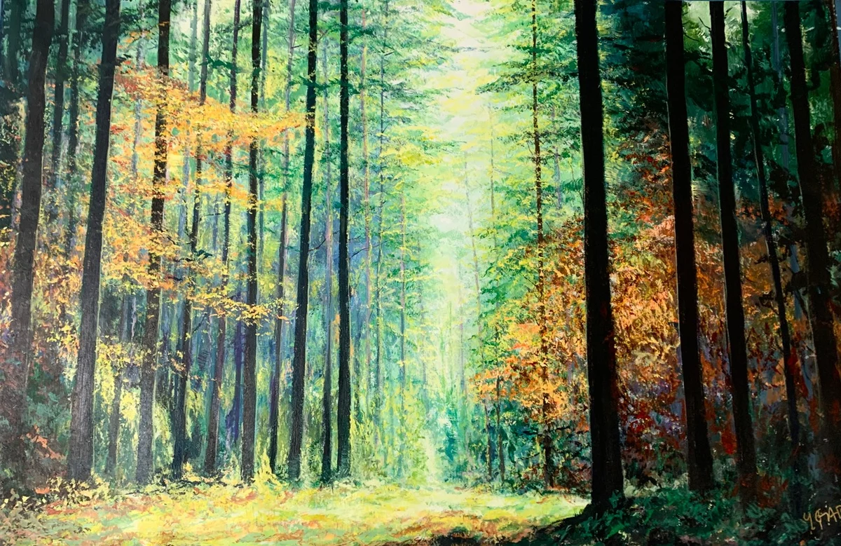 A Passage of Light Acrylic on Canvas 95 x 150 cm | 38x 58 in 2025 €3,000