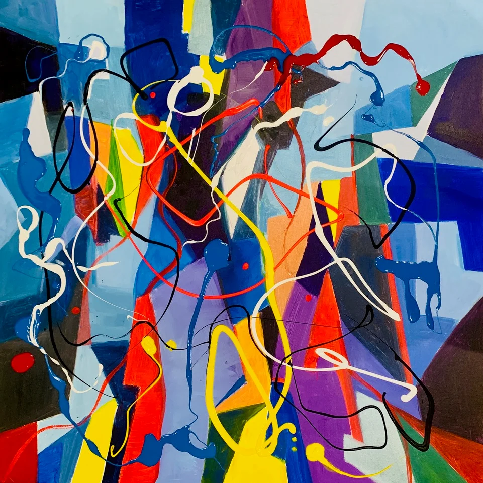 Break Through Acrylic on Canvas 121 x 121 cm | 48 x 48 in 2025 €3,200