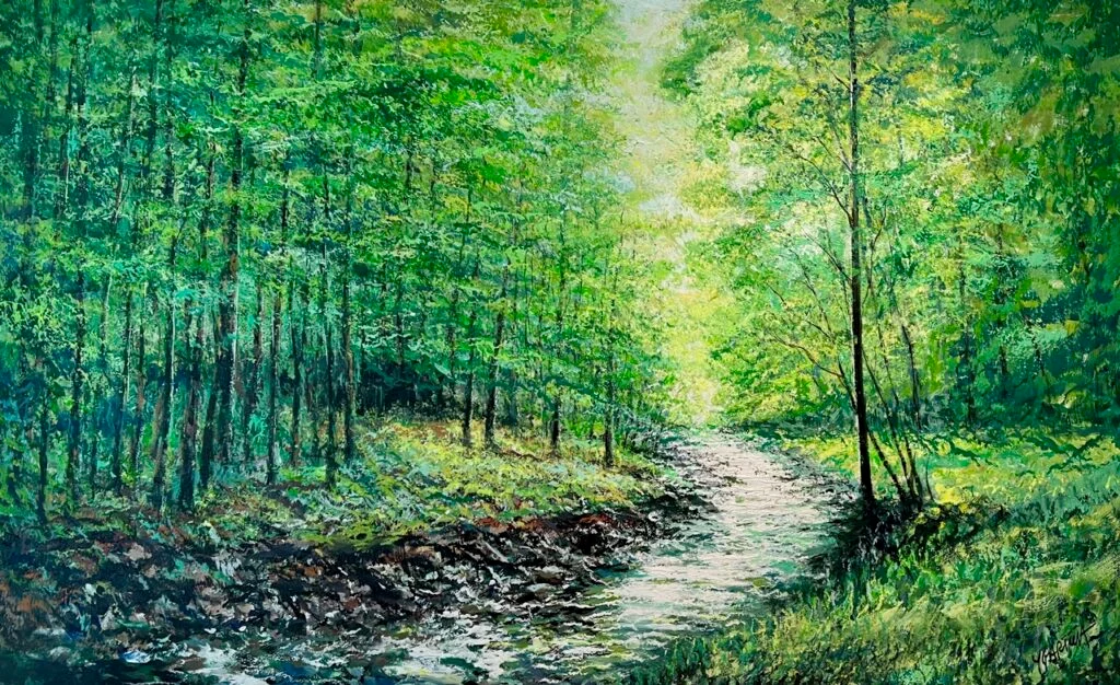 A Breath Exhaled Acrylic on Canvas 90 x 144 cm | 36 x 56 in 2025 €3,000