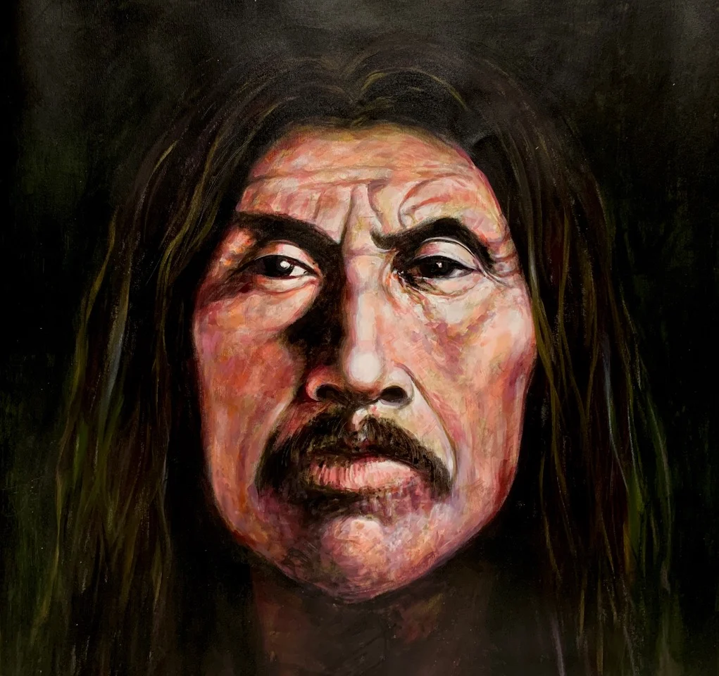 Haida Chief, Acrylic on Canvas 96 × 96 cm | 38 × 38 in – 2025 €2,500